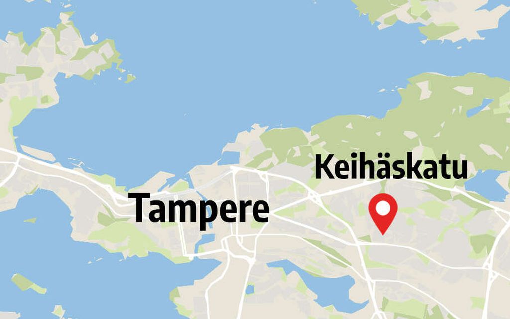 Käsi jäi outoon kiipeliin Tampereella