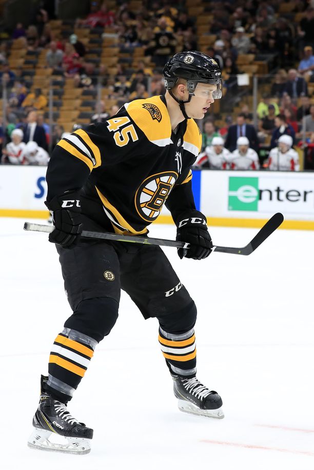 Joona Koppanen on pelannut Boston Bruinsissa vain harjoitusottelussa.