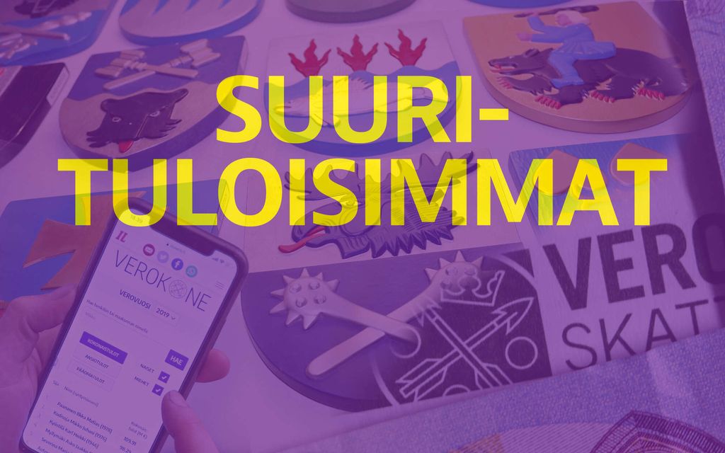 Katso oman maakuntasi suuri­tuloisimmat