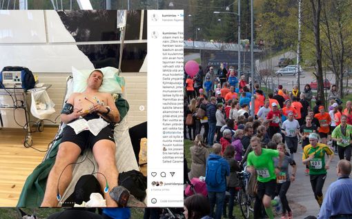 Radiojuontaja Jere Jääskeläisen pysäyttävä hetki maratonissa – Maaliviivan sijaan sairaalaan 