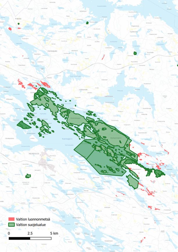 Suomesta löytyi suojelematonta luonnonmetsää