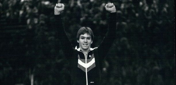 Kurt Thomas voitti permannon MM-kultaa 1978 Strasbourgissa.