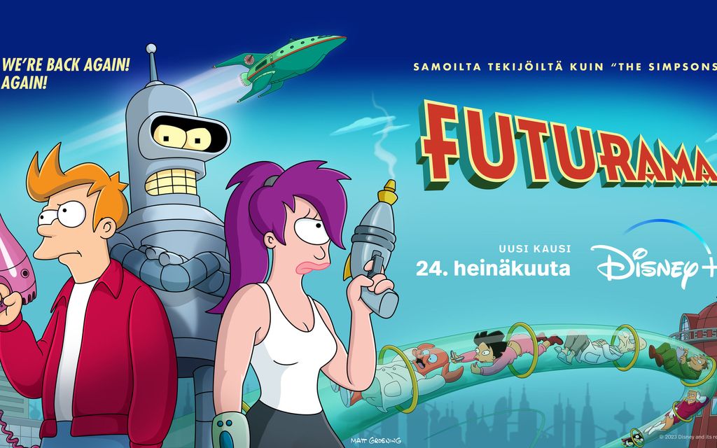 Futurama-sarja palaa 10 vuoden tauon jälkeen – Mitä tapahtui tuotannon riidoille?