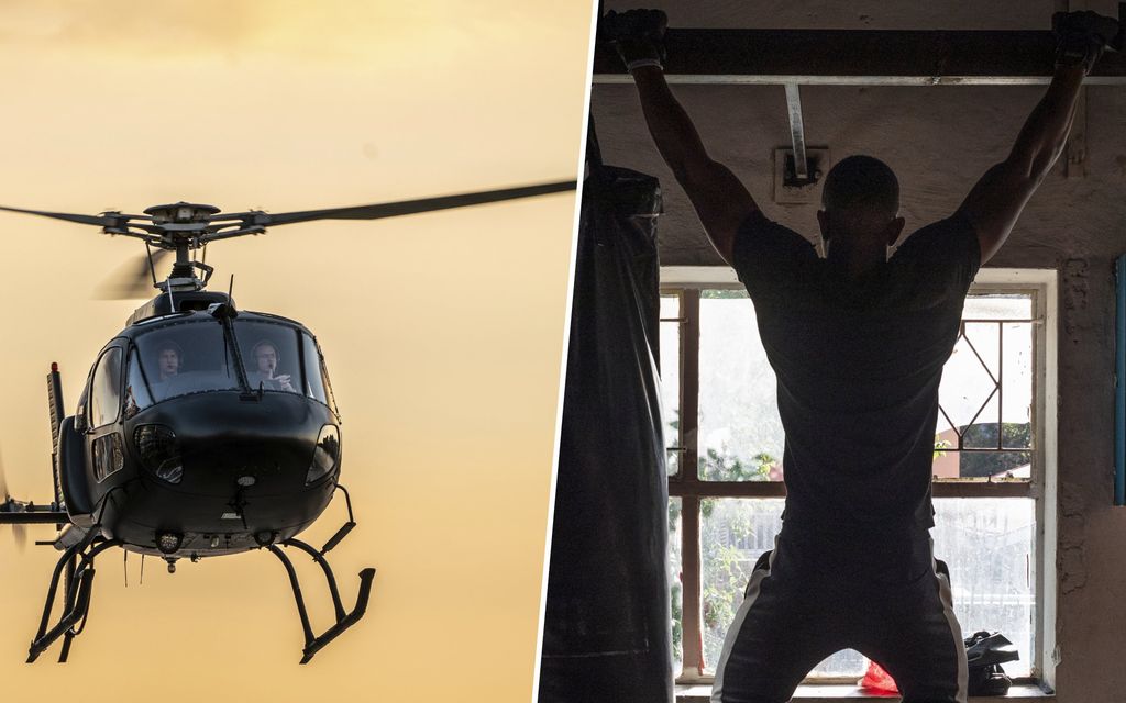 Miehet roikkuivat kiinni helikopterissa – Ennätykset paukkuivat leuanvedossa