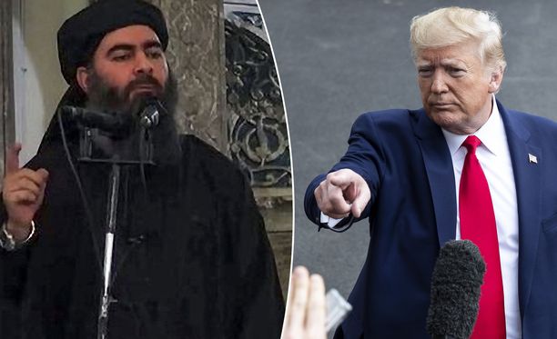 Yhdysvaltain presidentti Donald Trump piti tiedotustilaisuuden, jossa vahvisti Isis-johtaja Abu Bakr al-Baghdadin kuolleen.