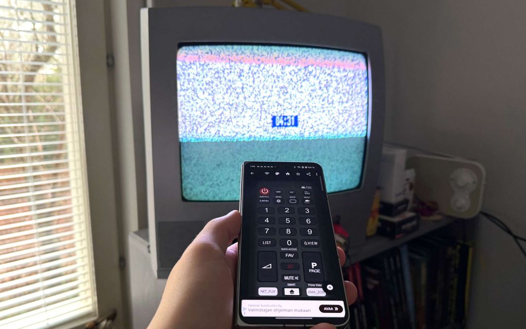 Näin teet puhelimesta kaukosäätimen