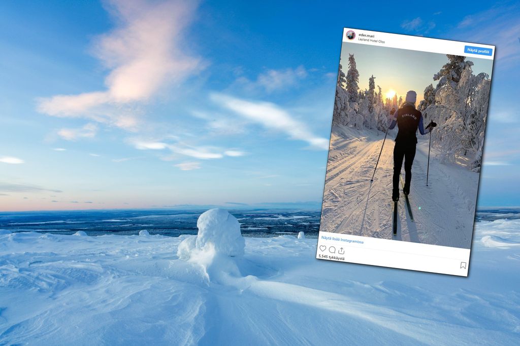 Mitkä maisemat! Suomalaishiihtäjät julkaisivat upeita kuvia Lapista – Mari Eder räväytti syntymäpäivänä: ”Vyötärö on niin timmi”