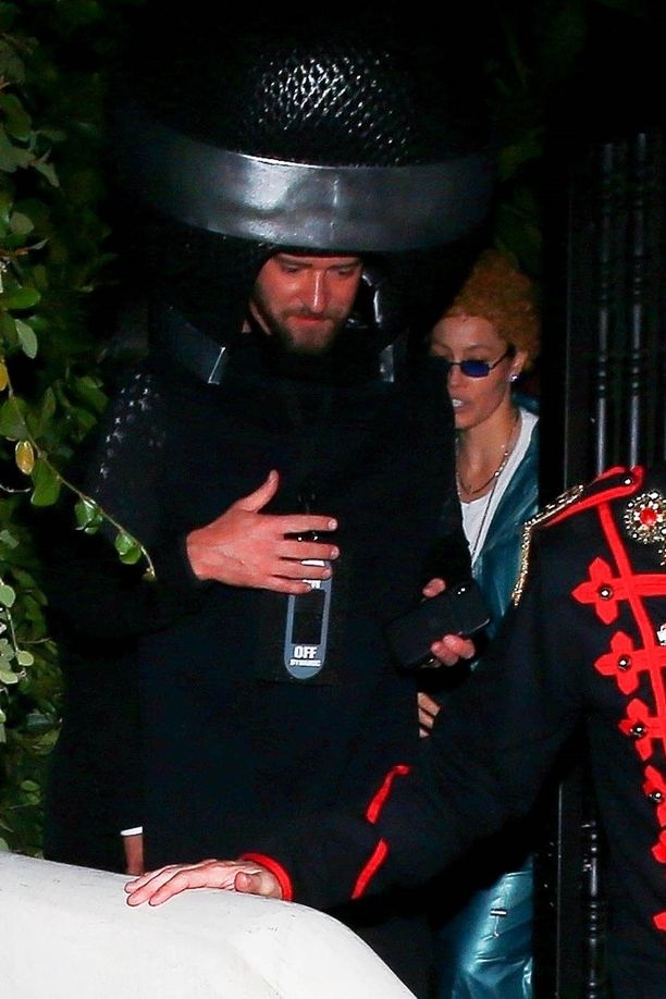 Justin Timberlake ja Jessica Biel naamiaisasuissaan.