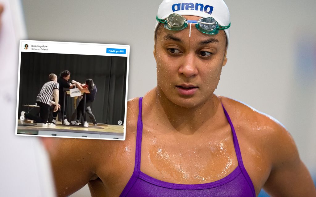 Ex-uimari Mimosa Jallow esitteli voimiaan täysin uudessa lajissa – väänsi heti kultaa!