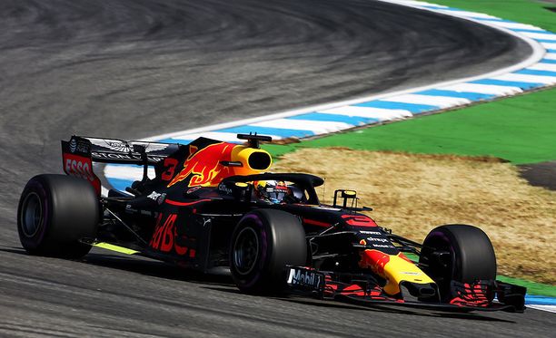 Daniel Ricciardo piti parasta vauhtia Saksan GP:n ensimmäisissä harjoituksissa.