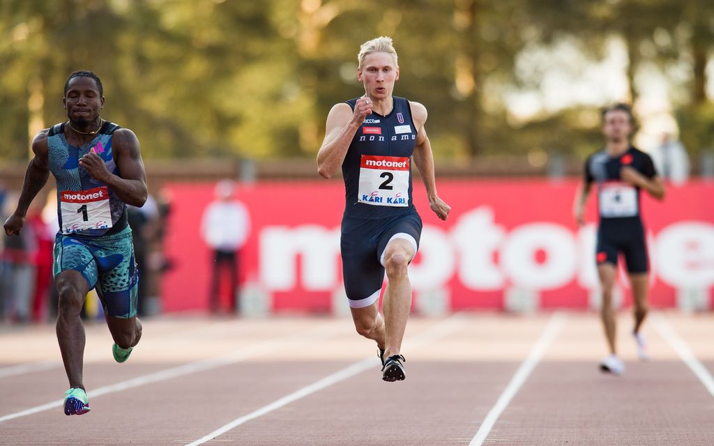 Nyt tärähti! Samuli Samuelsson juoksi 100 metrin Suomen ennätyksen