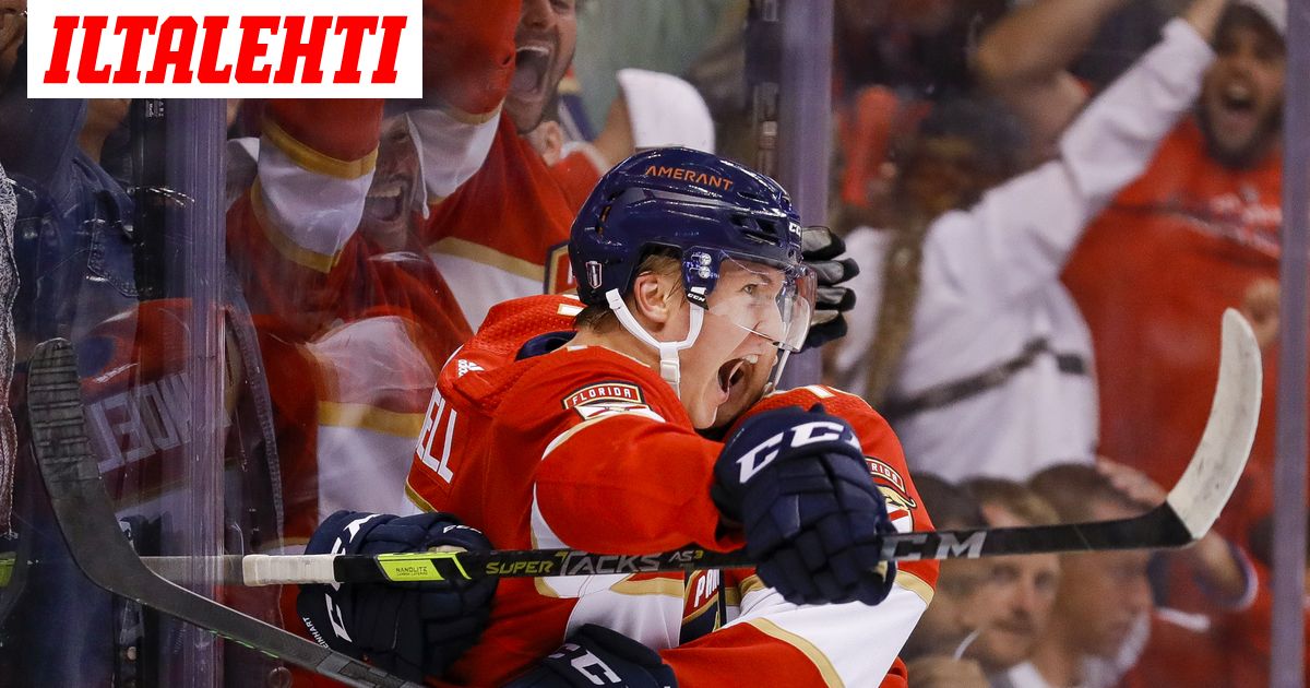 Anton Lundell teki kauden avausmaalinsa Islandersia vastaan