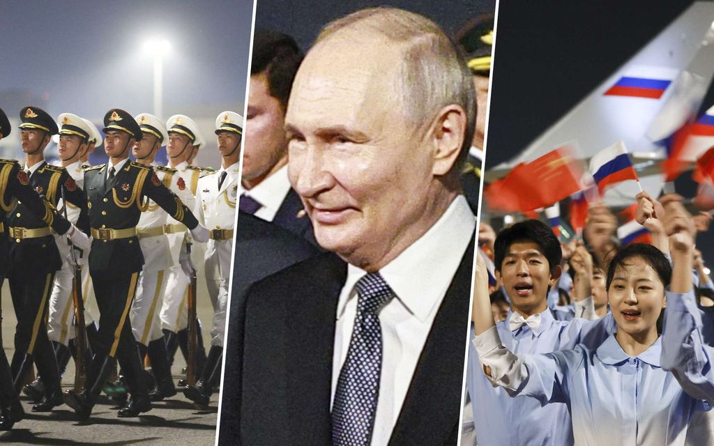 Putinille mahtipontinen vastaanotto