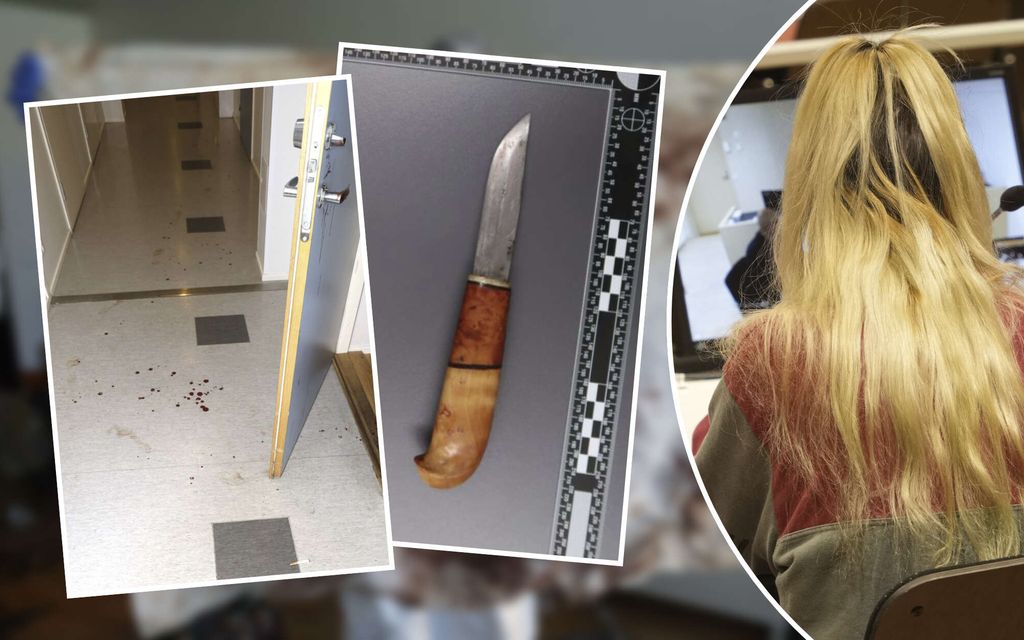 Nainen, 35, oli aivan veressä, kun poliisit saapuivat paikalle – Miesystävä kuoli käytävään
