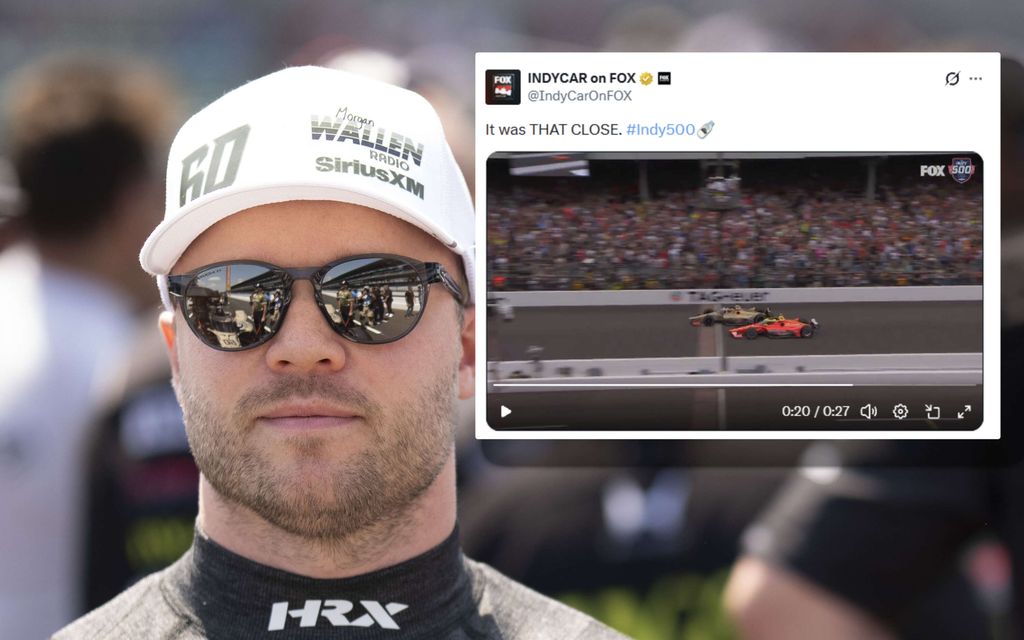 0,018 sekuntia! Historian niukin Indy500-voitto Ruotsiin