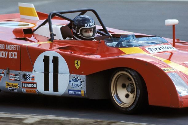 Jackie Ickx Ferrarin ratissa vuonna 1972.