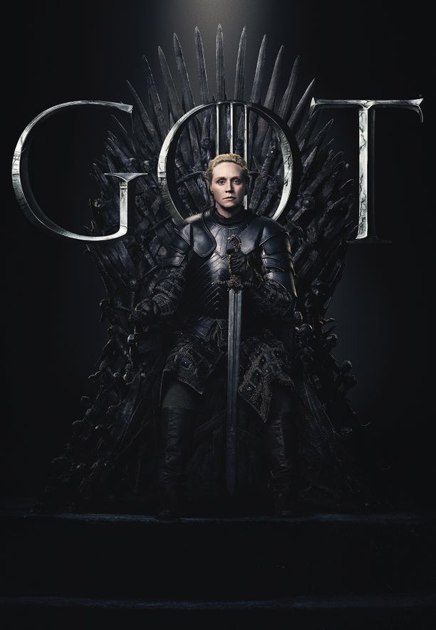 Brienne of Tarth (Gwendoline Christie) nähdään myös Game of Thronesin viimeisellä tuotantokaudella. Brienne on rohkea taistelija. Täytettyään lupauksensa Catelyn Starkille Brienne on uuden edessä.