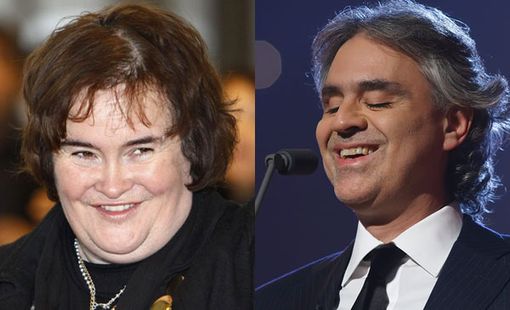 Susan Boyle duetoi Andrea Bocellin kanssa