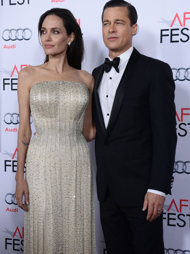 Kuvassa Angelina Jolie ja Brad Pitt vuonna 2015.