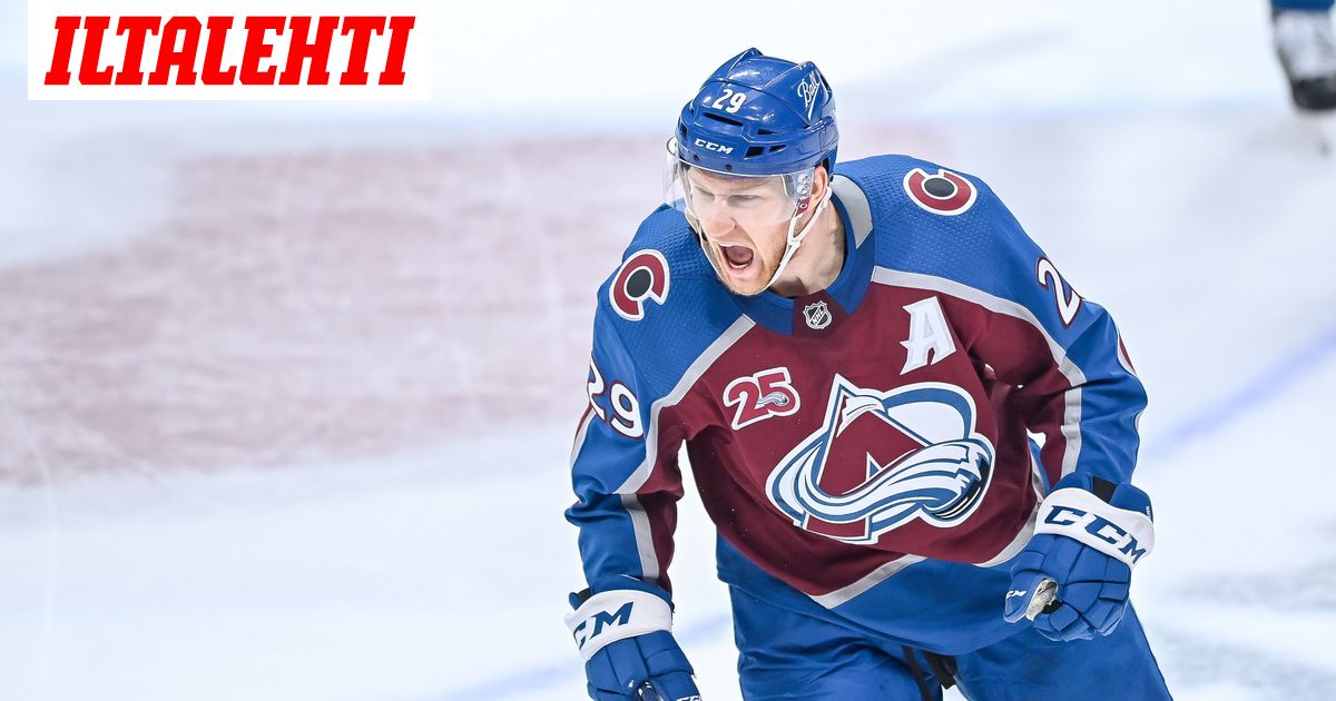 Vetovihje Nathan MacKinnon on nyt tulikuuma