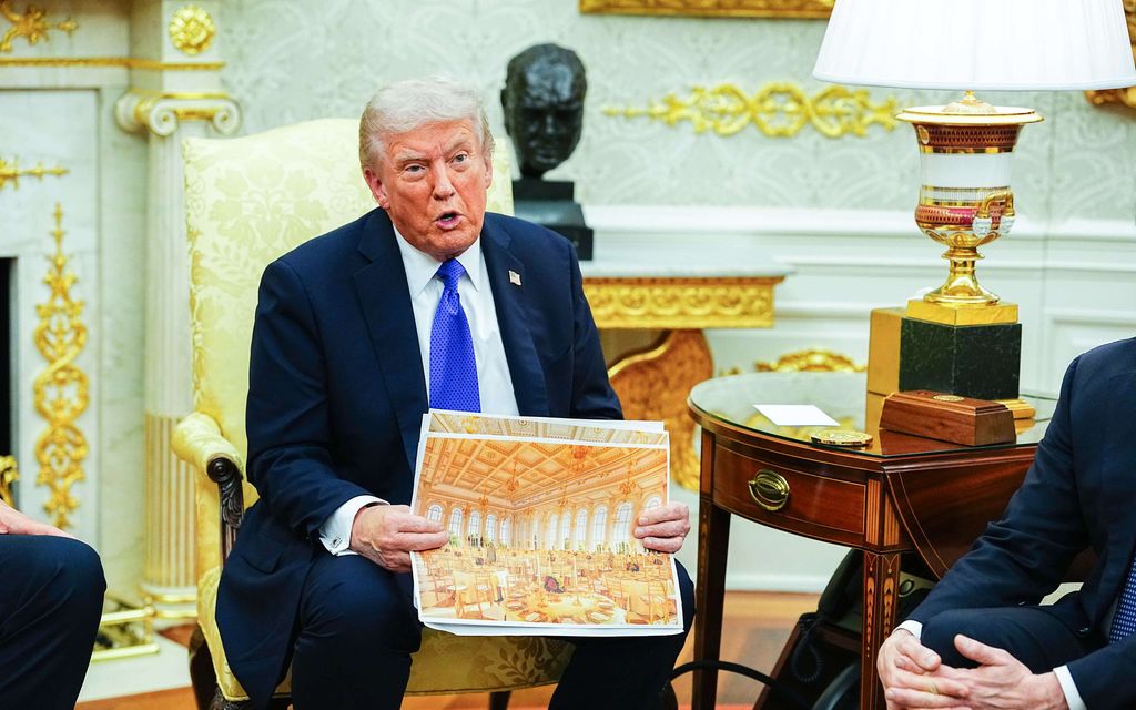Trump tuhosi osan Valkoisesta talosta