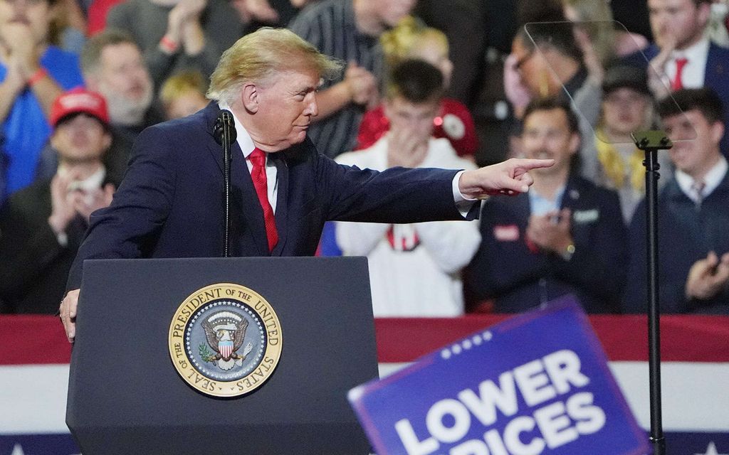 Trump haukkui mielenosoittajaa läskiksi – välikohtaus tallentui videolle