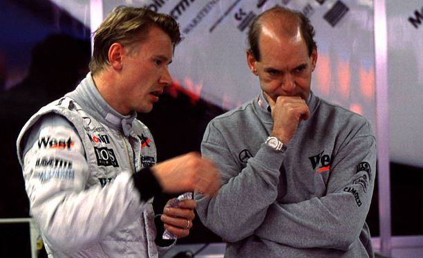 Mika Häkkinen ja Adrian Newey tekivät yhteistyötä McLarenilla vuosina 1997-2001.