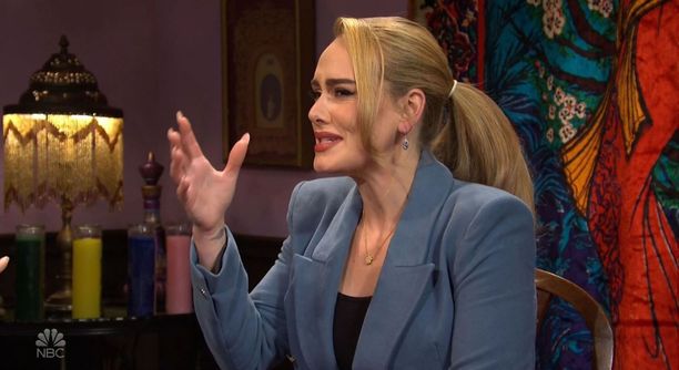 Adelella on ollut vääntöä avioeroprosessin suhteen. Kuva SNL-ohjelmasta viime syksyltä.