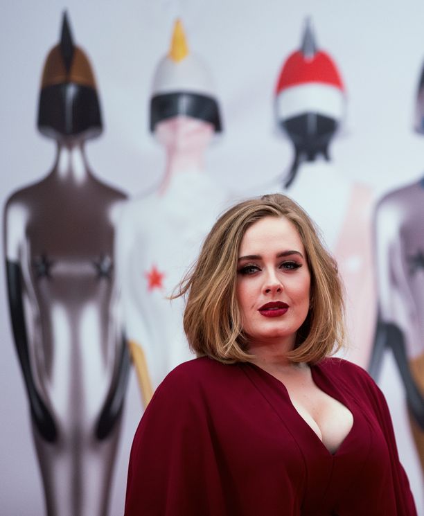 Adele vuoden 2016 Brit Awards -gaalassa.