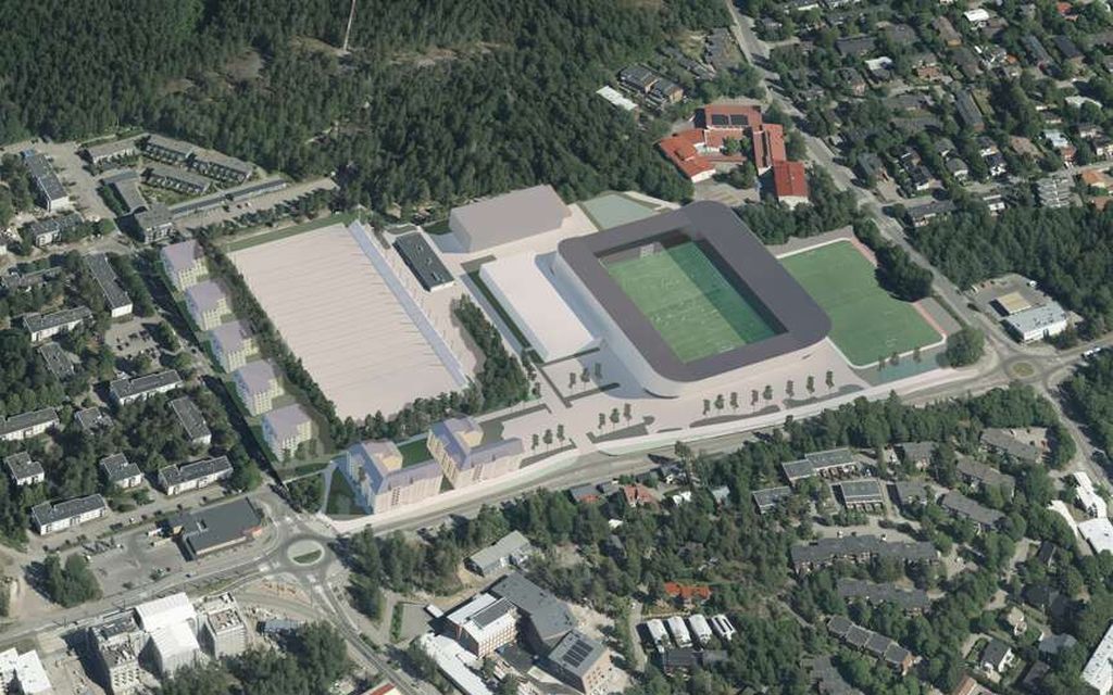 Kuva julki: Helsinkiin suunnitellaan suurta stadionia