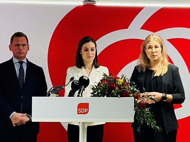 Puoluejohto esitti torstaina medialle SDP:lle keskeisiä aluevaalien kärkiteemoja. 
