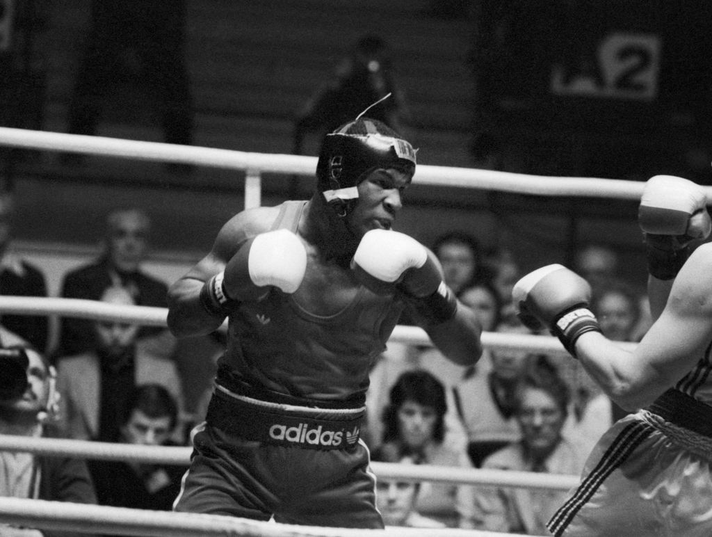 MIke Tyson voitti Håkan Brockin kaikin tuomariäänin Tammerin finaalissa lokakuussa 1984.