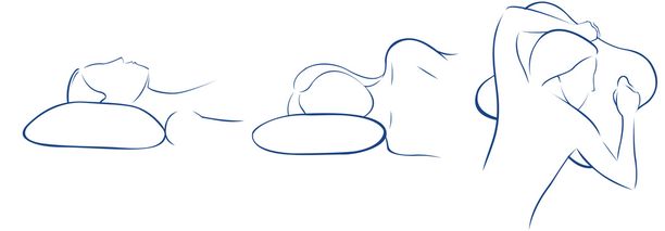 Ombracio-tyyny sopii kaikissa asennoissa nukkuvalle. Vatsamakuulla nukkujalle se on paras vaihtoehto.