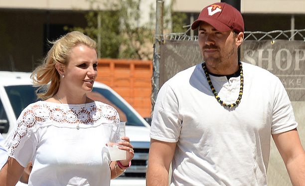 Britney Spears ja David Lucado elokuussa 2014.
