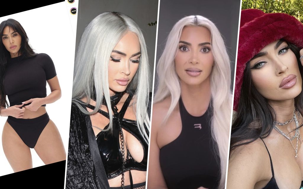 Kuvat: Kim Kardashian sekoitettiin Megan Foxiin