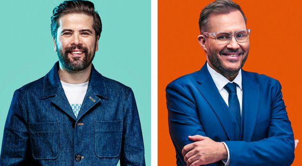 Ari Hursti ja Jarkko Valtee ovat lähtöpassien saaneiden radiojuontajien joukossa. 