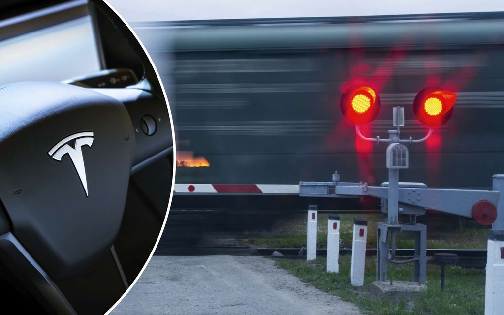 Tesla ei tunnistanut tavarajunaa – Kammottava video näyttää, ettei auto edes jarruttanut