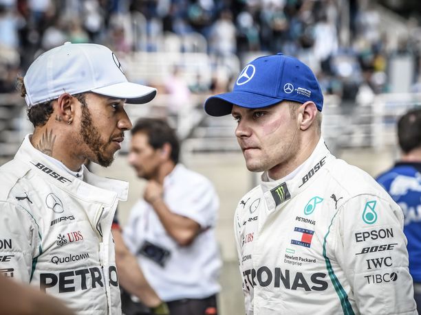 Lewis Hamilton ja Valtteri Bottas ajoivat Mercedeksen taas valmistajien maailmanmestariksi.