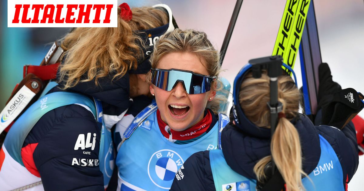Ampumahiihdon maailmancup Norjan joukkue voittoon viestissä