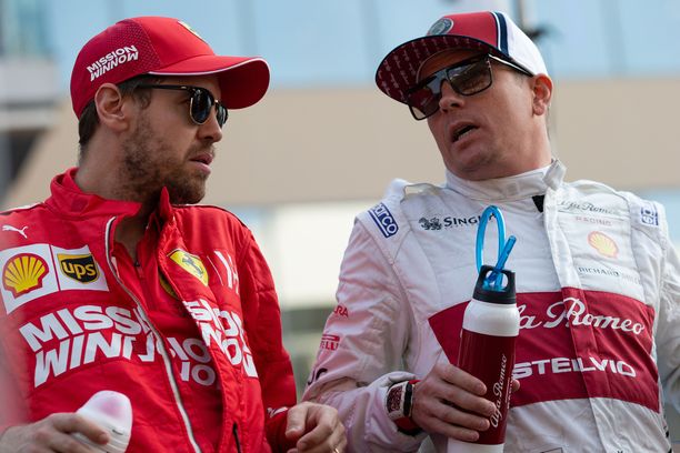 Sebastian Vettelin asema Ferrarilla on muuttunut ajoista, jolloin rinnalla ajoi Kimi Räikkönen.