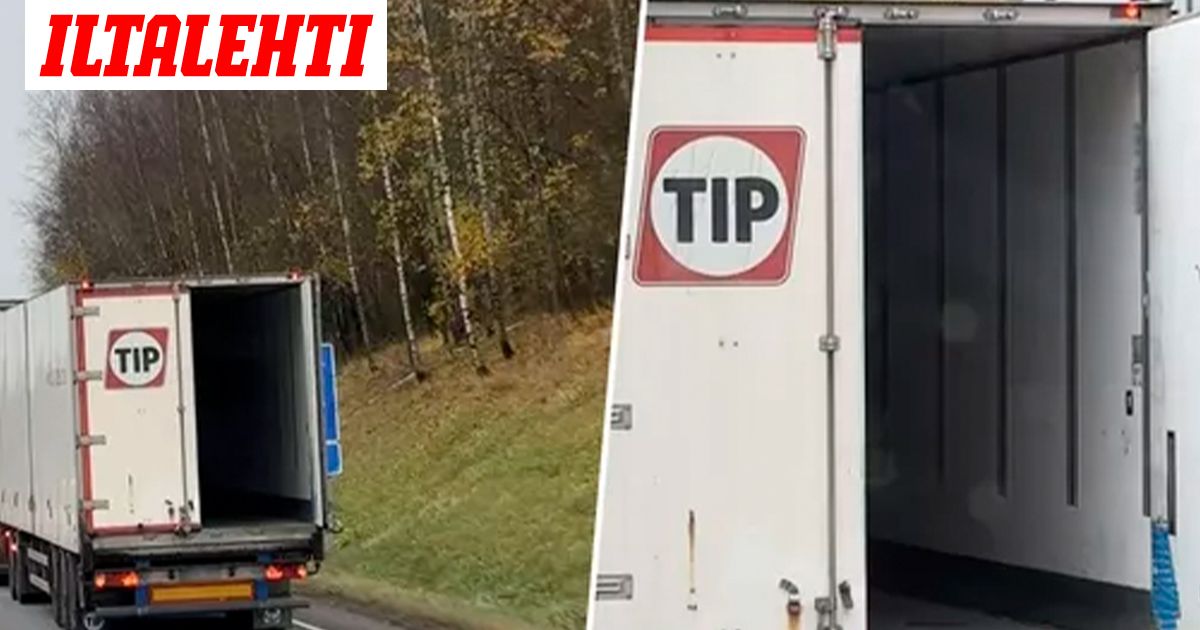 Postin logolla varustettu rekka hämmensi liikenteessä – Katso video