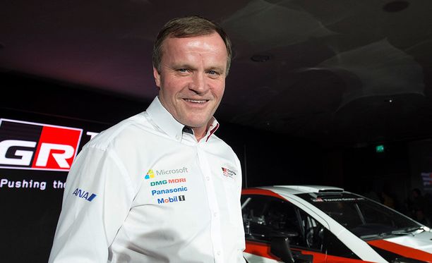 Tommi Mäkinen on Toyotan rallitallin omistaja ja päällikkö.