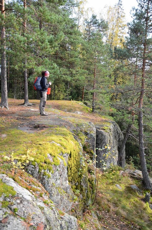 Sipoonkorvesta löytyy komeita maisemia ja mainioita sienimaastoja.