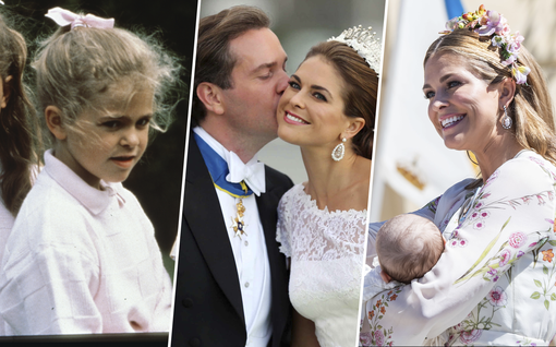 Prinsessa Madeleine 40 vuotta! Epäonniset rakkaudet johtivat perheonneen – katso kuvat läpi vuosikymmenten