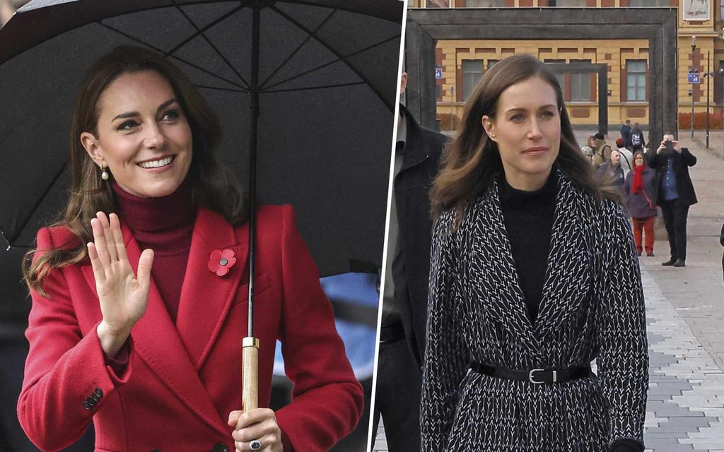 Walesin prinsessa Katella ja Sanna Marinilla on sama talvityyli