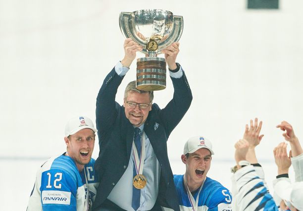 Leijonat voitti Jukka Jalosen johdolla maailmanmestaruuden keväällä 2019.