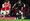 Arsenalin pelaajat eivät saaneet Kevin De Bruynea (oik.) kuriin Emirates-stadionilla.