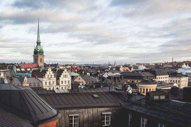Tukholmassa kattokävelyjä on järjestetty jo kauan.