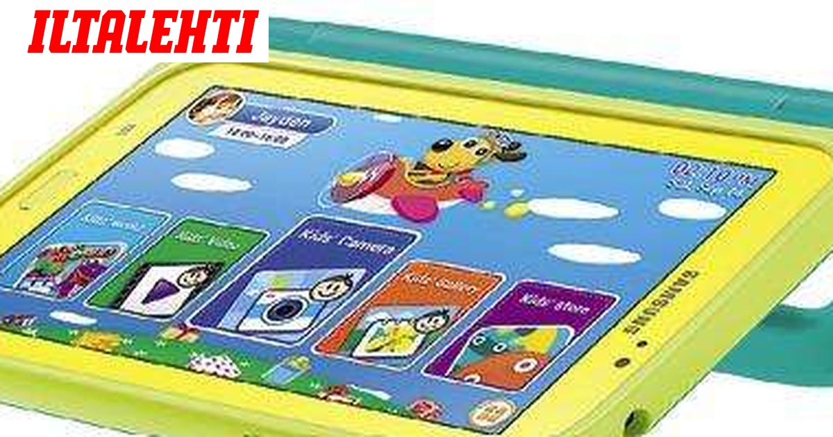 Värikäs tabletti lapsille