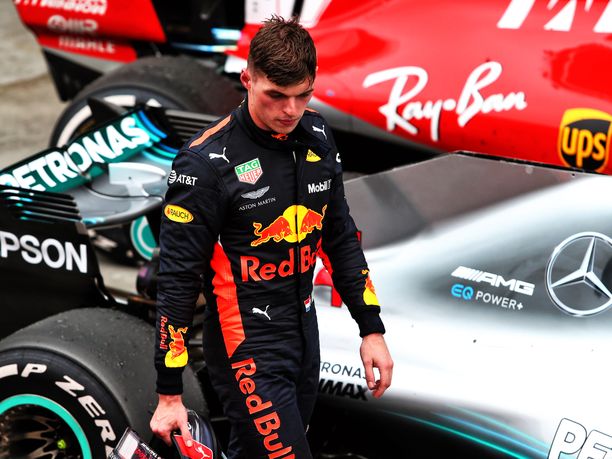 Max Verstappen oli raivoissaan Brasilian GP:n jälkeen.